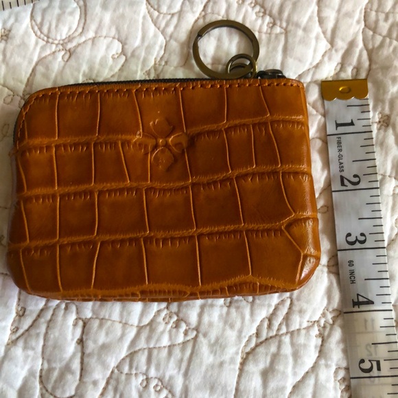 Patricia Nash Leather Croc Coin Purse OS - Picture 5 of 8